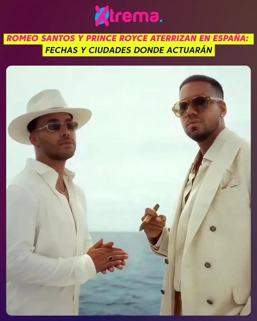 Romeo Santos y Prince Royce.